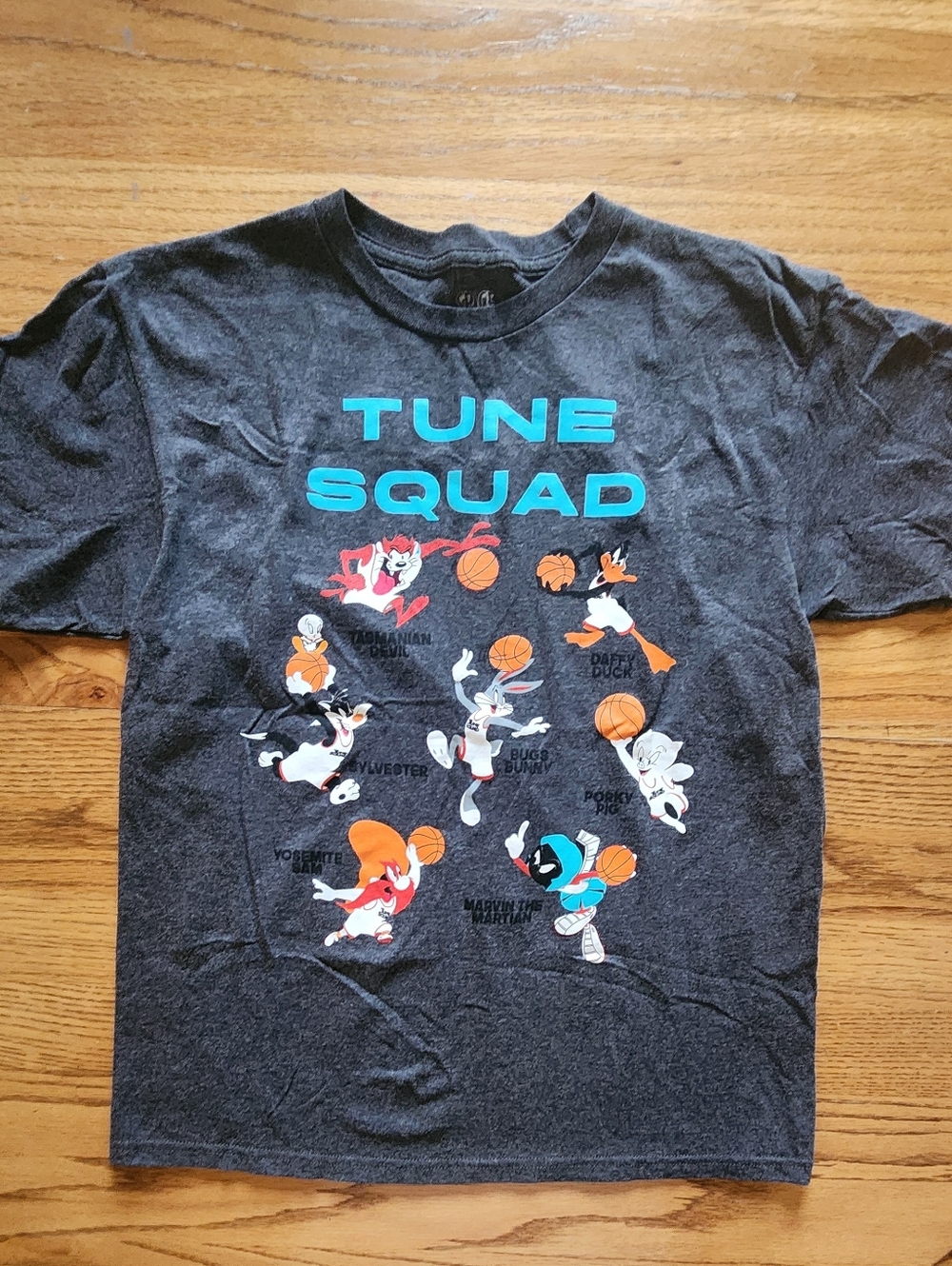 Space Jam Boy's Tune Squad Character Graphic Short Sleeve Crewneck T-Shirt Large